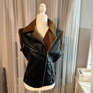 BKE
Faux Leather Asymmetrical Vest